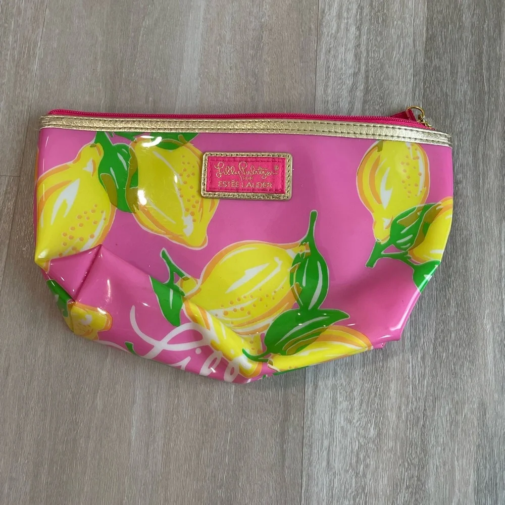 Lilly Pulitzer Bags | Lilly Pulitzer Estee Lauder Makeup Case Small Zip Bag - Picture 1 of 2